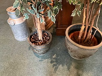 Kunstplanten in pot (2x) - afbeelding 7 van  9
