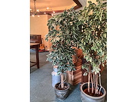 Kunstplanten in pot (2x) - afbeelding 8 van  9