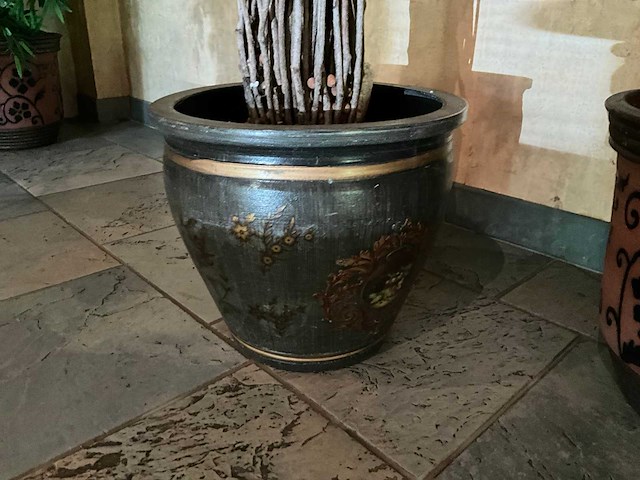 Kunstplanten in pot (2x) - afbeelding 3 van  3