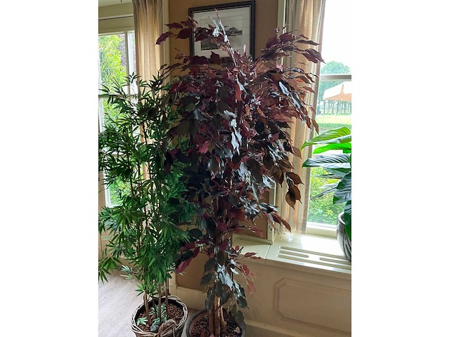 Kunstplanten in pot (2x) - afbeelding 4 van  6