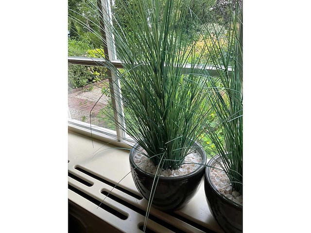 Kunstplanten in pot (2x) - afbeelding 3 van  5