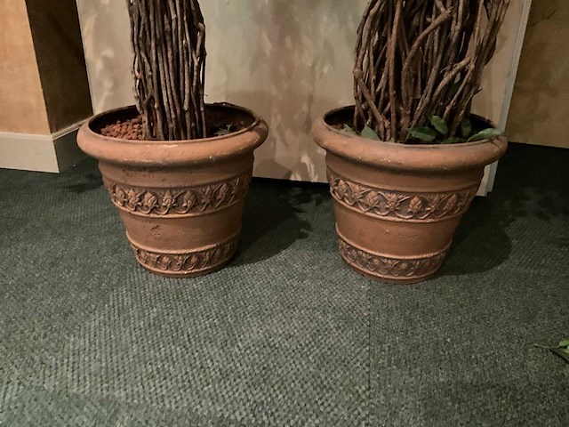 Kunstplanten in pot (2x) - afbeelding 5 van  5