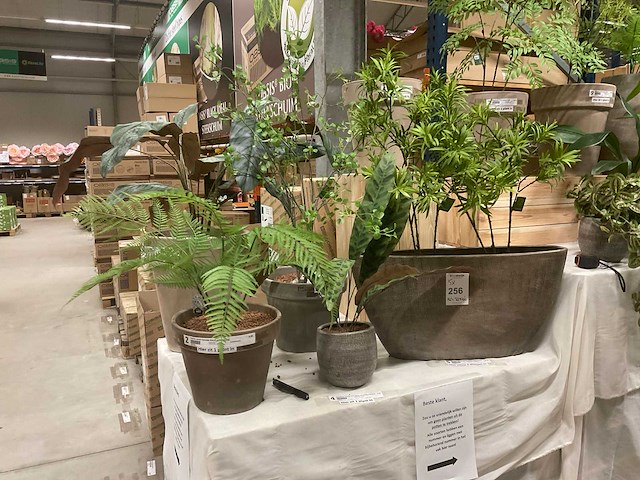 Kunstplanten in pot (5x) - afbeelding 2 van  7