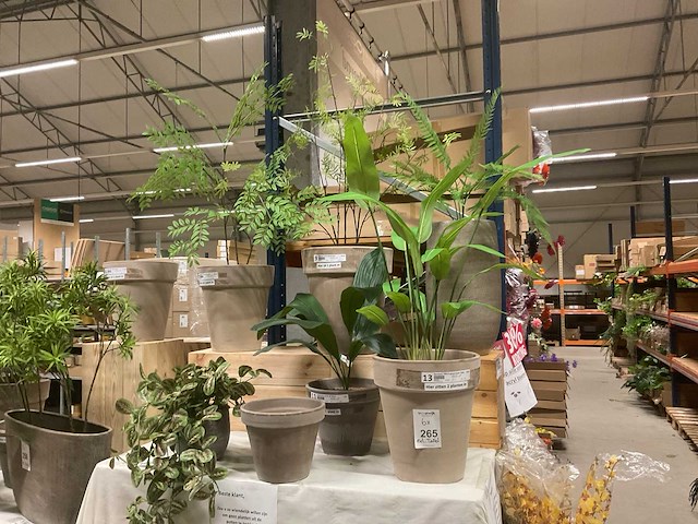 Kunstplanten in pot (6x) - afbeelding 1 van  5