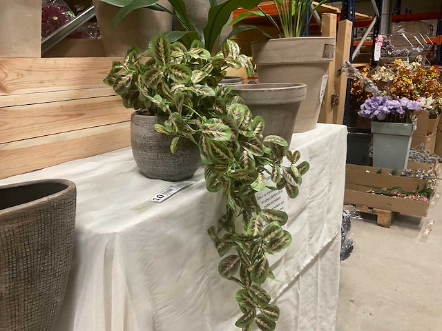 Kunstplanten in pot (6x) - afbeelding 4 van  5
