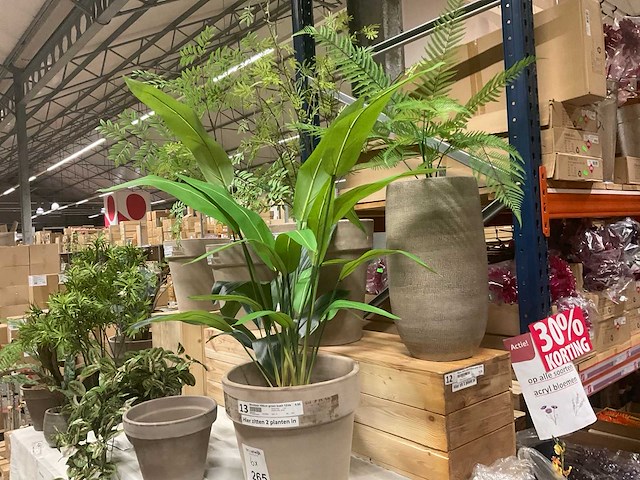 Kunstplanten in pot (6x) - afbeelding 5 van  5