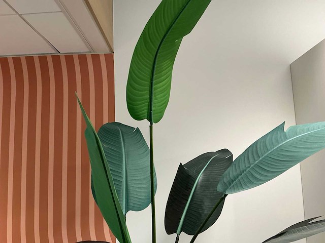 Kunstplanten met pot (2x) - afbeelding 4 van  8