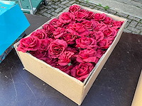 Kunstroos / kunstbloem (144x) - afbeelding 1 van  3