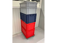 Kunststof bakken met trolley - afbeelding 3 van  4