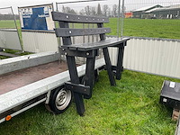 Kunststof bank - afbeelding 1 van  2