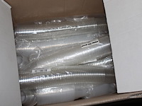 Kunststof bekers met deksels in 4 dozen in diverse uitvoeringen. - afbeelding 2 van  2