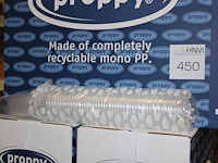 Kunststof bierglazen proppy. 7x 1000 stuks. 0,25 liter. - afbeelding 3 van  3