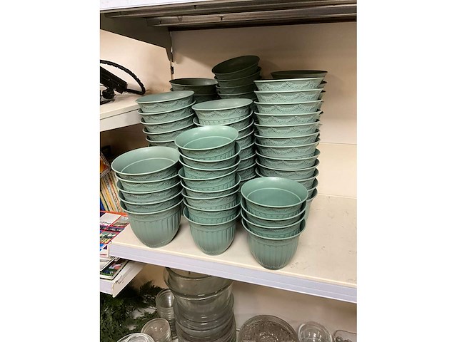 Kunststof bloempotten (80x) - afbeelding 2 van  6