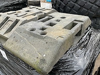 Kunststof bouwhek voet (23x) - afbeelding 1 van  3