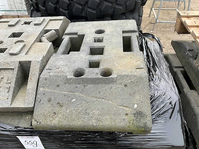 Kunststof bouwhek voet (23x) - afbeelding 2 van  3