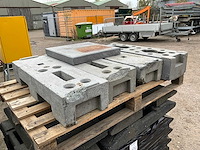 Kunststof bouwhek voet (25x) - afbeelding 1 van  3