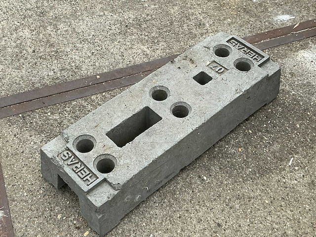 Kunststof bouwhekvoet ( 25x) - afbeelding 2 van  4