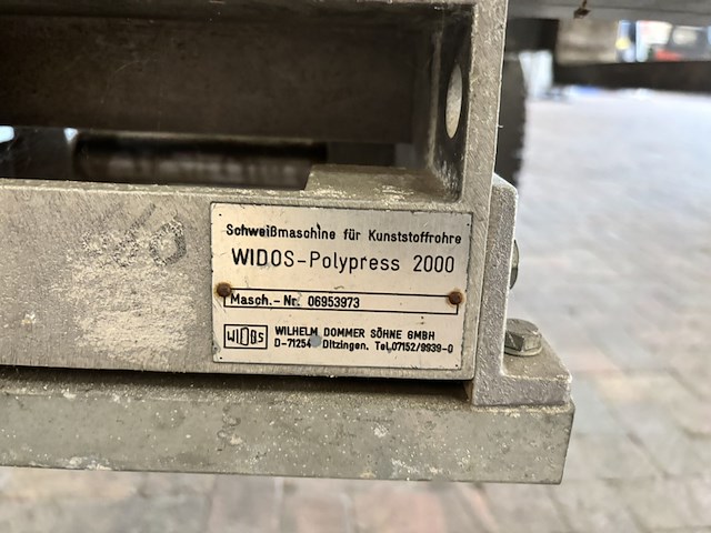 Kunststof buislasmachine (stomplasmachine / spiegellasmachine), widos, polypress 2000 - afbeelding 2 van  6