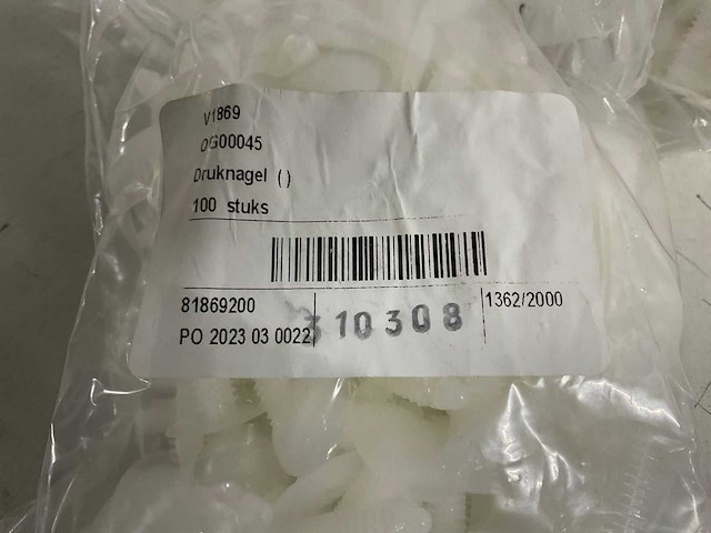 Kunststof druknagels (3400x) - afbeelding 2 van  3