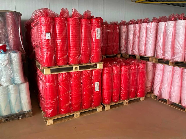 Kunststof emmer rood (6 liter) (4400x) - afbeelding 4 van  7