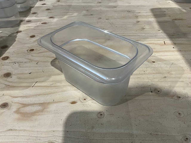 Kunststof gastronormbak gn 1/9-100 (20x) - afbeelding 2 van  2