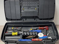 Kunststof gereedschapskoffer incl. inhoud bestaande uit o.a. handgereedschap - afbeelding 2 van  4