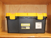 Kunststof gereedschapskoffer stockbox. - afbeelding 1 van  2