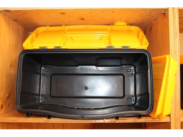 Kunststof gereedschapskoffer stockbox. - afbeelding 2 van  2