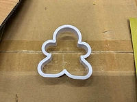 Kunststof gingerbread man uitstekers (4500x)