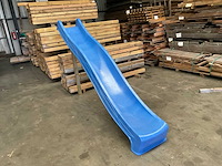 Kunststof glijbaan - blauw - 290 cm - afbeelding 3 van  6