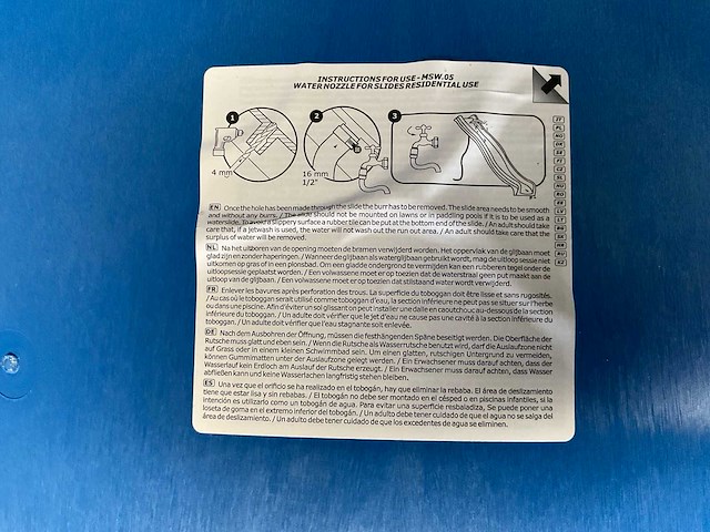 Kunststof glijbaan - groen - 290 cm - afbeelding 6 van  6