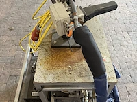 Kunststof handlasextruder, wegener, real 10r, blauw/grijs, 2013, extrusie lasapparaat met unit en slangen - afbeelding 7 van  11