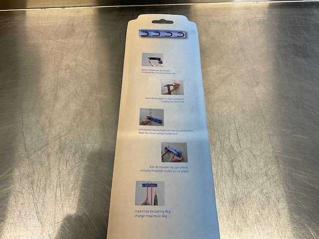 Kunststof houder - 4 haken (24x) - afbeelding 5 van  5