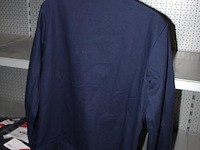 Kunststof krat met 13 werk/veilgheidsjassen in diverse maten. - afbeelding 4 van  4