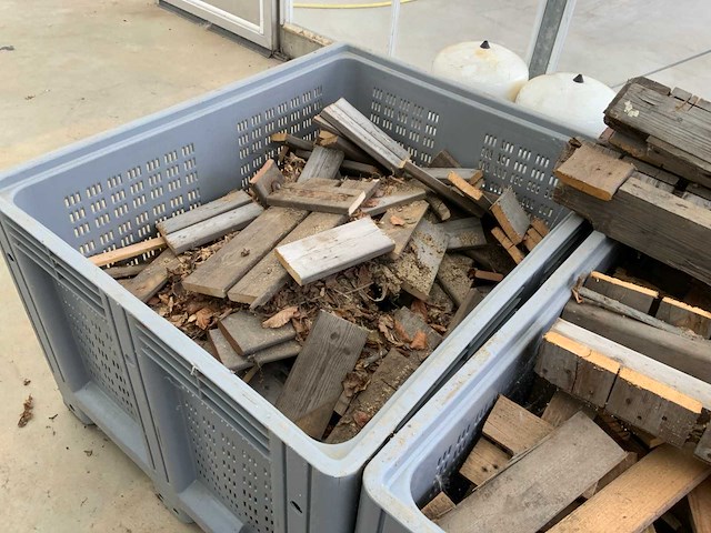 Kunststof kuubkist met hout (2x) - afbeelding 7 van  9