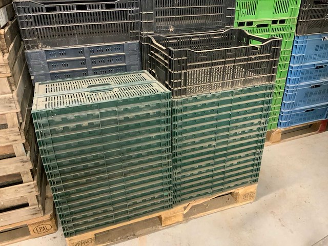 Kunststof l60 x b40cm stapelkrat (350x) - afbeelding 1 van  13