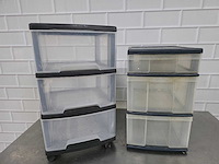 Kunststof ladenkast (2x) - afbeelding 1 van  4