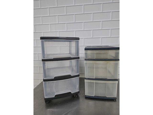 Kunststof ladenkast (2x) - afbeelding 3 van  4