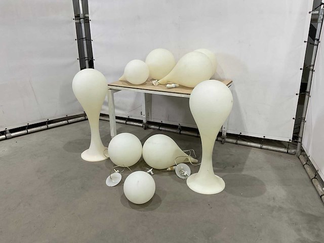 Kunststof lampen (9x) - afbeelding 1 van  9