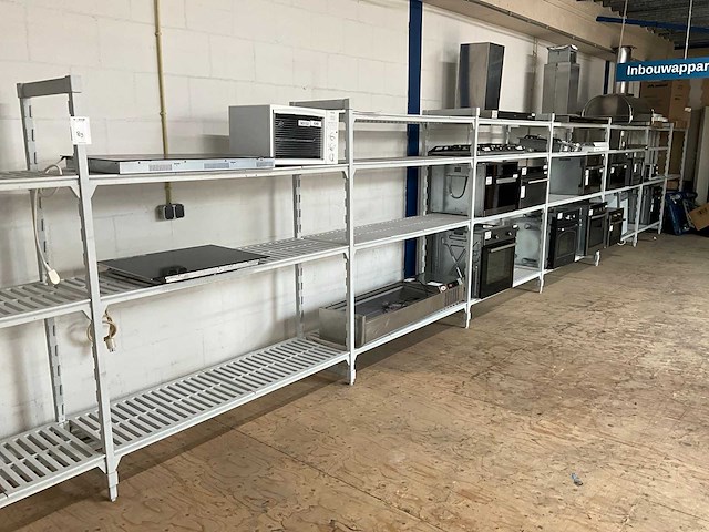 Kunststof magazijnstelling (8-secties) - afbeelding 1 van  3