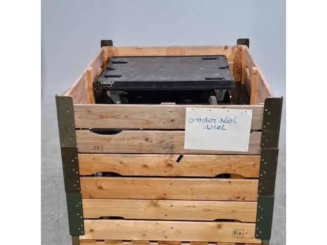 Kunststof onderstel trolley, engels - afbeelding 1 van  5