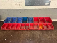 Kunststof opbergbakjes (19x) - afbeelding 1 van  4