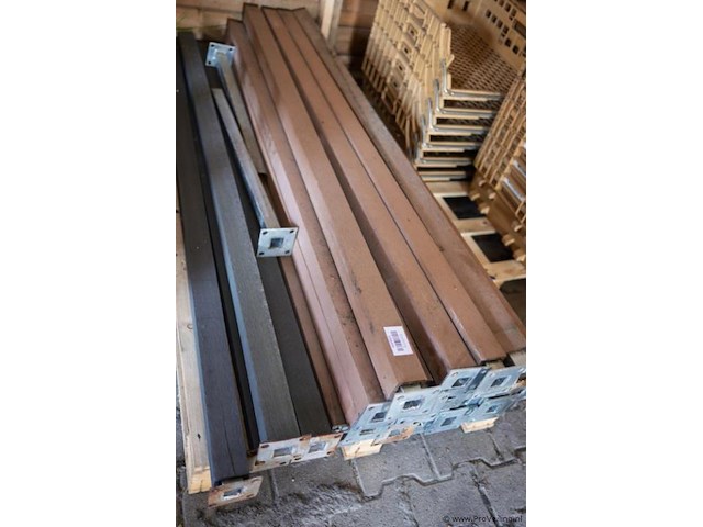 Kunststof palen met voet - afbeelding 2 van  2