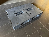 Kunststof pallet 80x120cm 4-weg (14x) - afbeelding 2 van  4