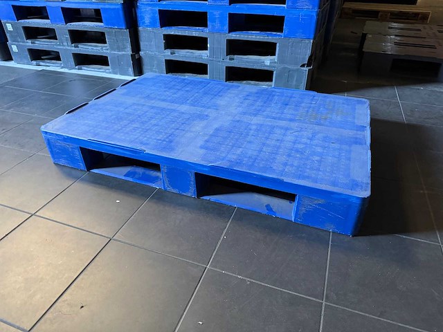 Kunststof pallet 80x120cm 4-weg (14x) - afbeelding 4 van  4