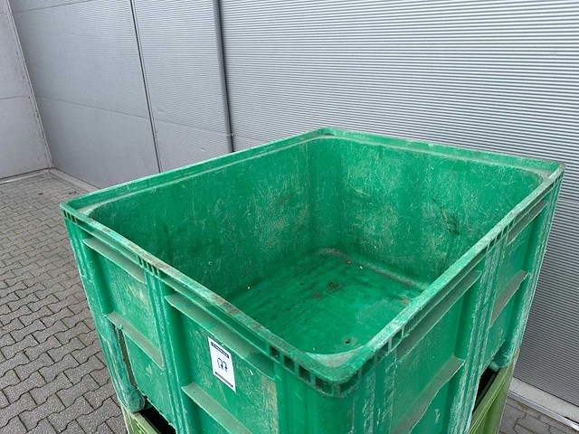 Kunststof palletbox 1200x1000x760 mm (2x) - afbeelding 2 van  4