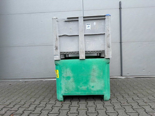 Kunststof palletbox 1200x1000x760 mm (2x) - afbeelding 2 van  3