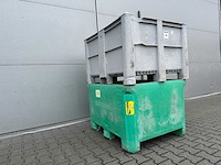 Kunststof palletbox 1200x1000x760 mm (2x) - afbeelding 3 van  3