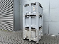 Kunststof palletbox 1200x1000x760 mm (3x) - afbeelding 2 van  2