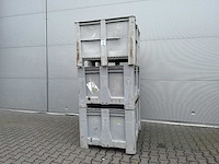 Kunststof palletbox 1200x1000x760 mm (3x) - afbeelding 2 van  3